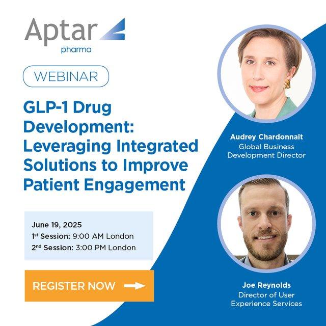 📢 Invitación al Webinar sobre Desarrollo de Fármacos GLP-1 con Aptar Pharma - Cover Image